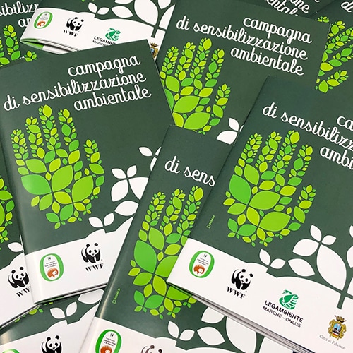 campagna sensibilizzazione ambiente grafica brochure